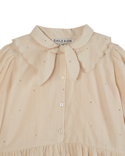 Robe mukesh écru