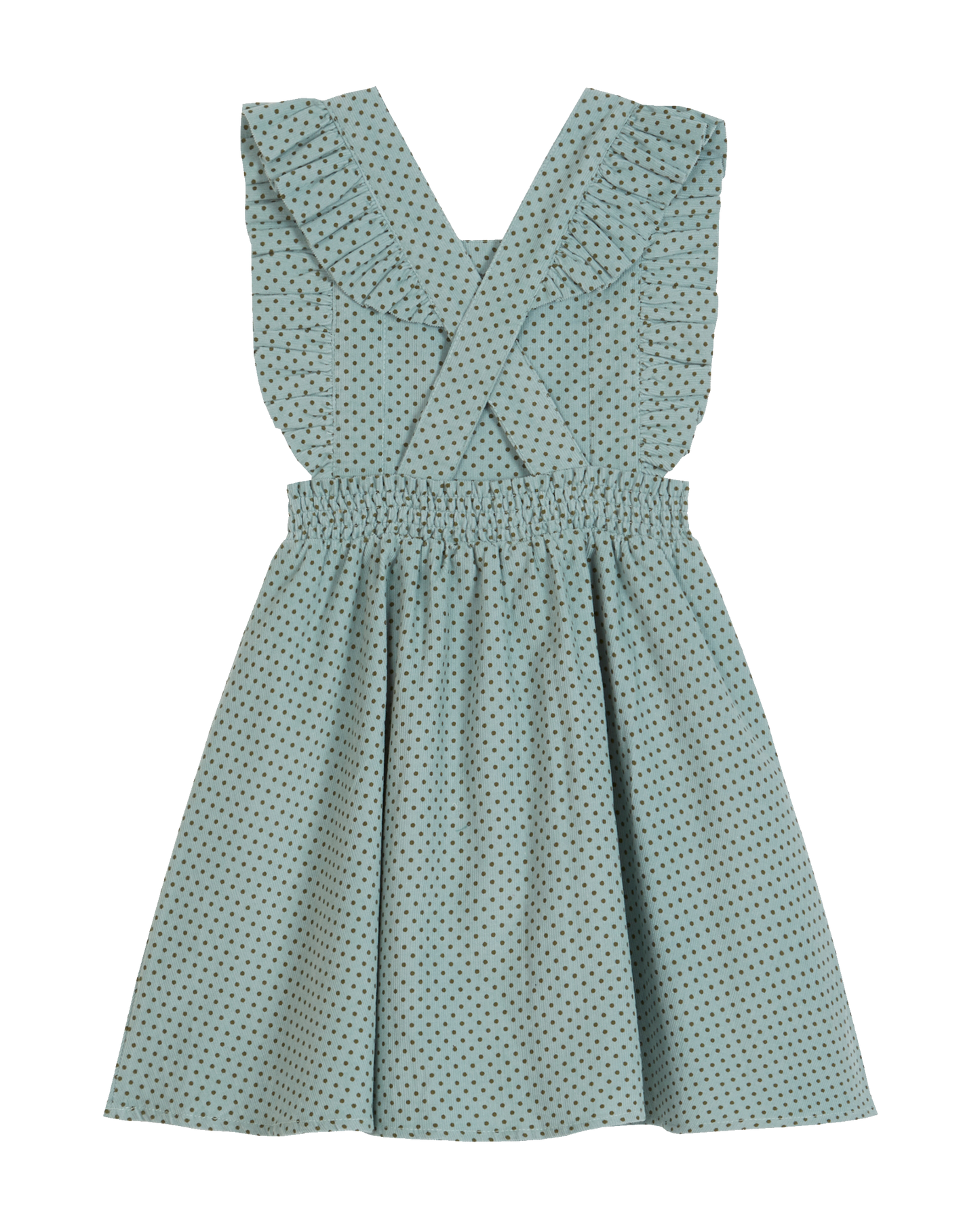 Robe tablier petit pois
