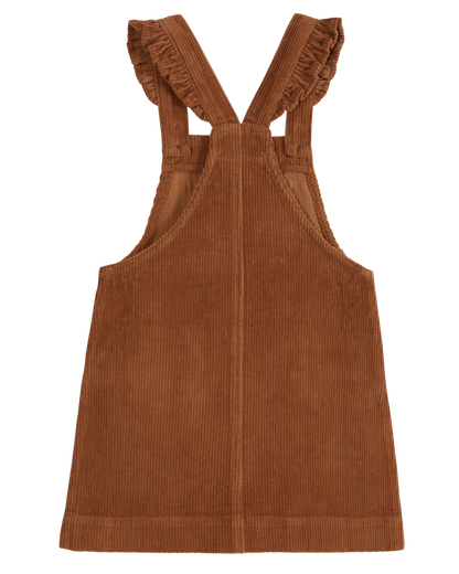 Robe fleurs velours macadamia