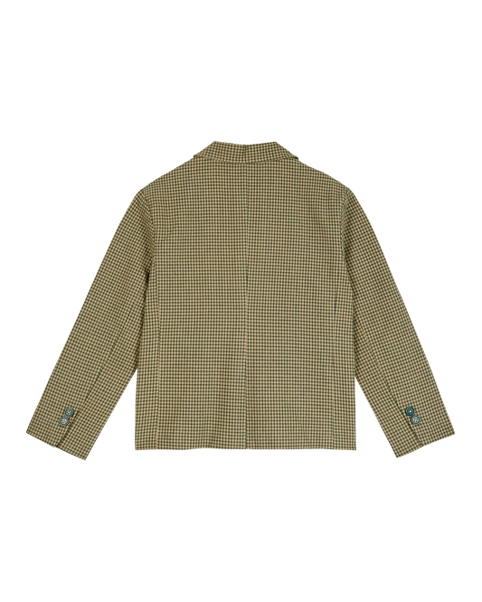 Veste blazer à carreaux denise