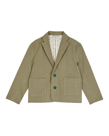 Veste blazer à carreaux denise