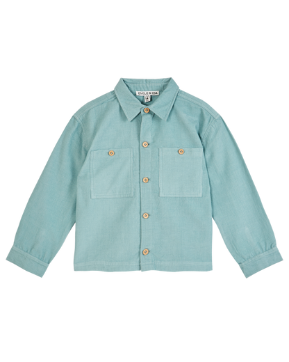 Chemise velours pluie