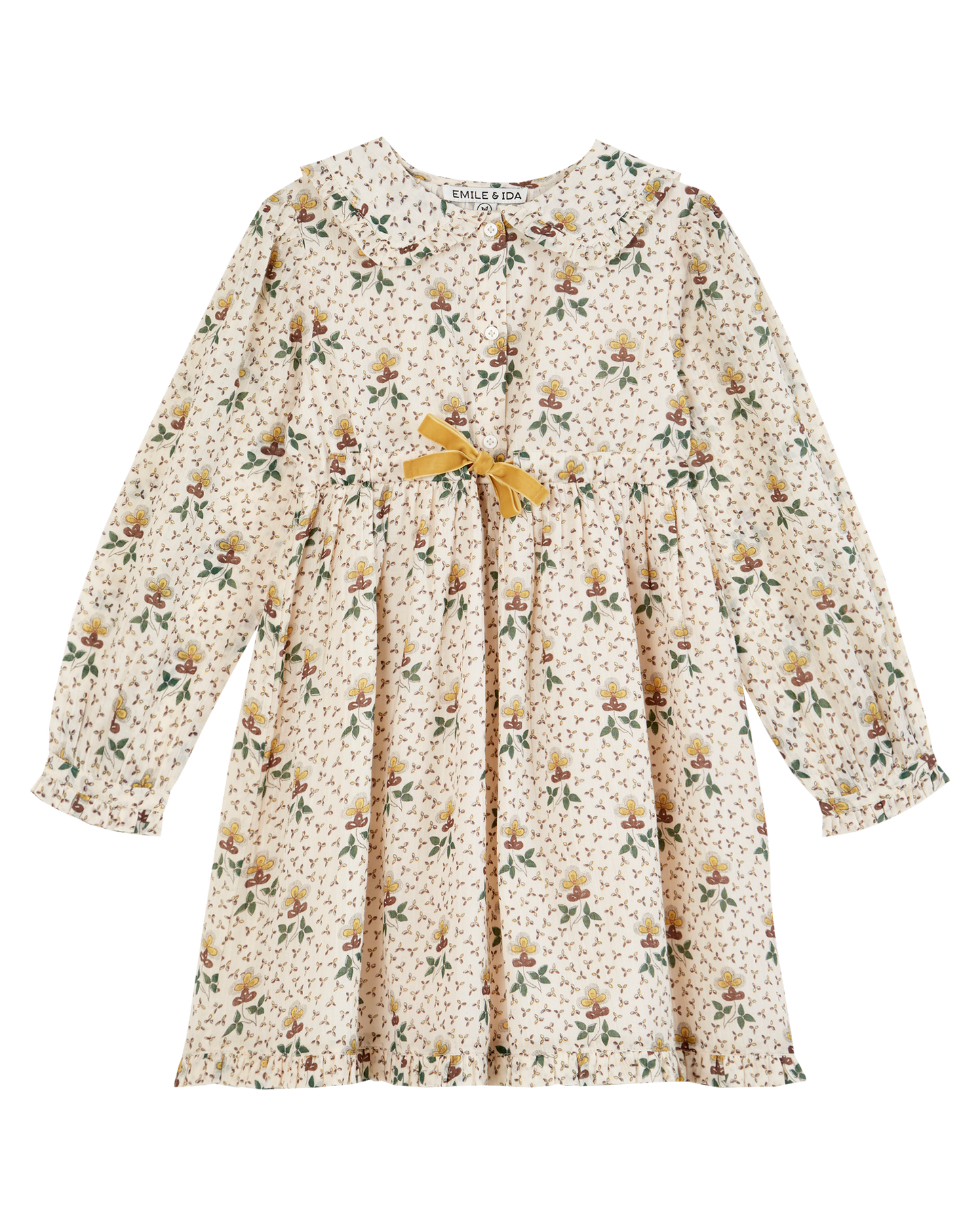 Robe agate noeud beige clair