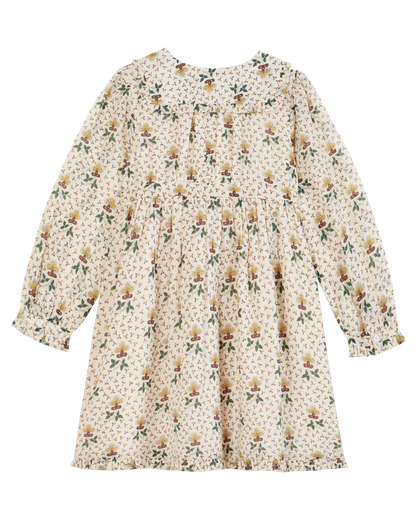 Robe agate noeud beige clair