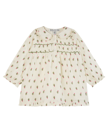Robe bébé lily écru