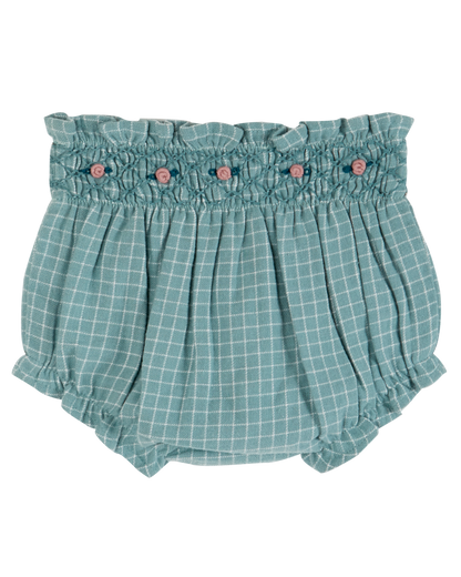 Bloomer carreaux Félicie céladon