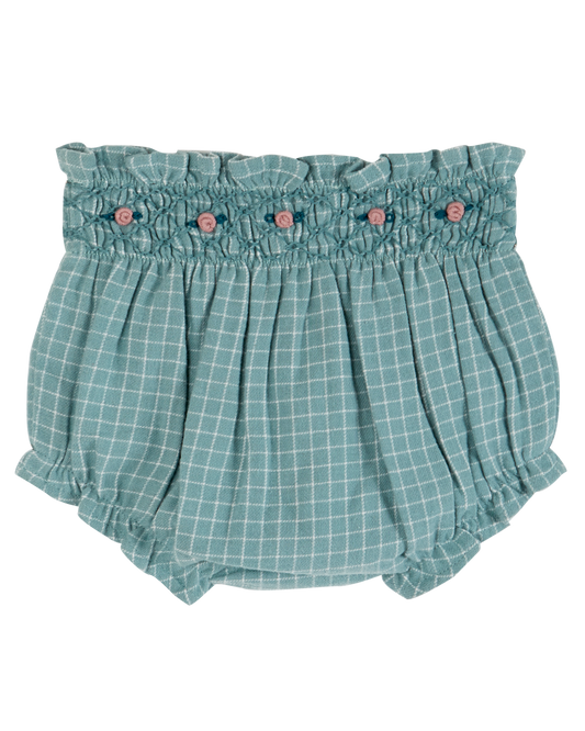 Bloomer carreaux Félicie céladon