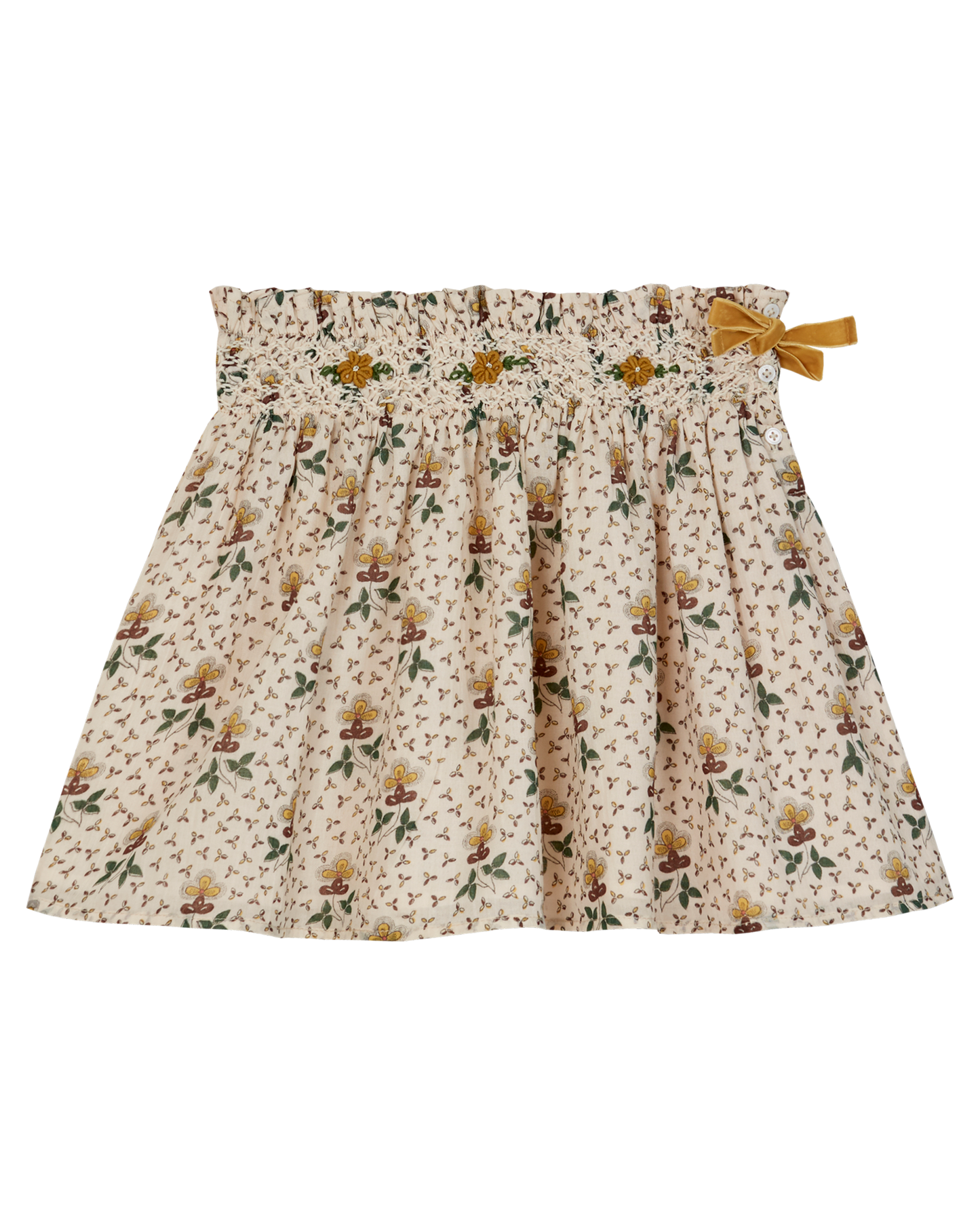 Mini-jupe agate beige clair