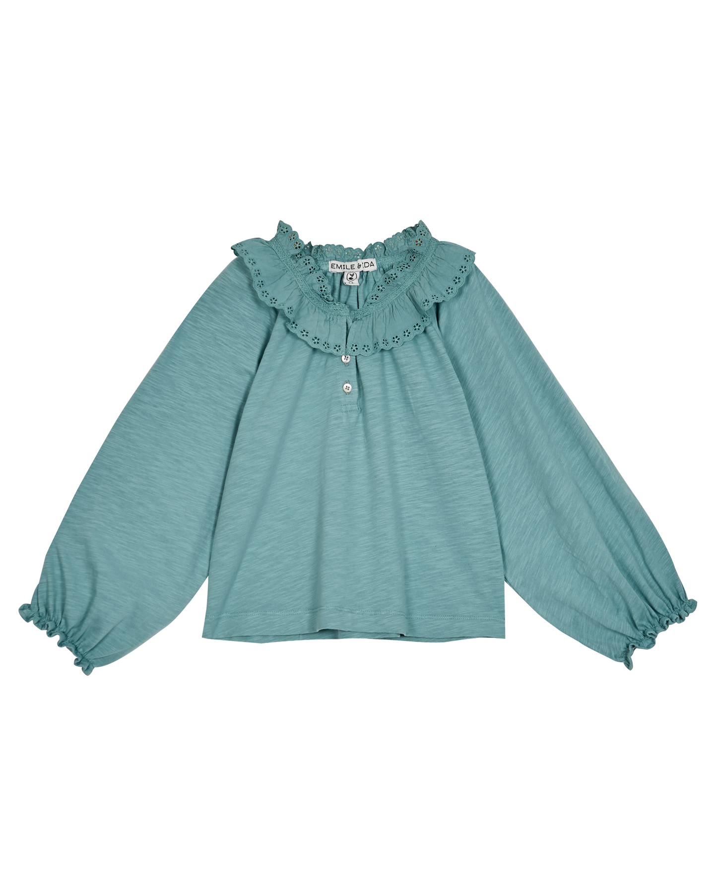 Blouse à fronces coton bio pluie