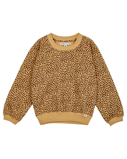 Sweat coton bio léopard