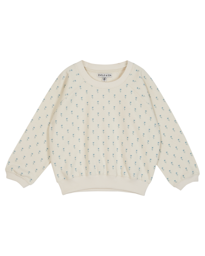 Sweat sunflower coton bio écru