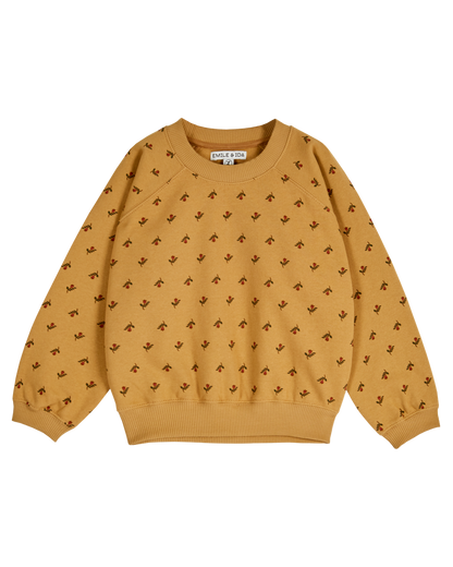 Sweat jonquille coton bio biscotte