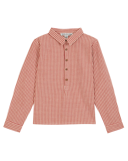 Kurta vichy framboise