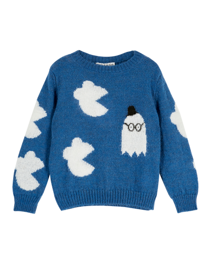 Pull fantôme bleu