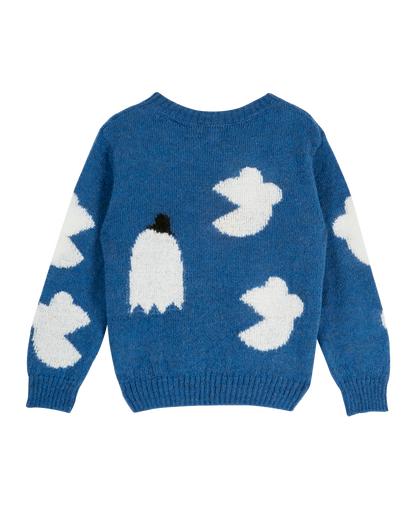 Pull fantôme bleu