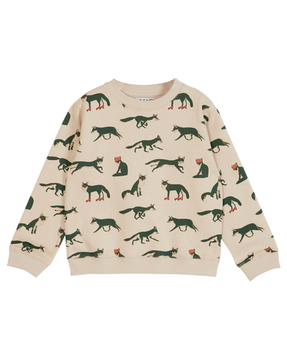 Sweat renard coton bio écru