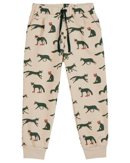 Jogger renard coton bio écru