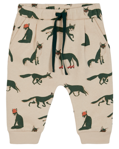 Jogger renard coton bio écru
