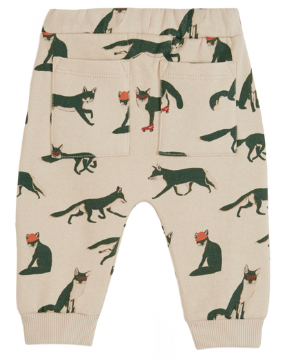 Jogger renard coton bio écru