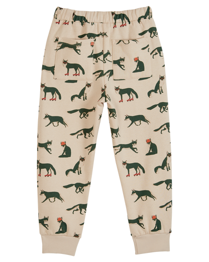Jogger renard coton bio écru