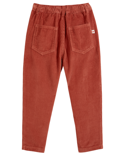 Pantalon velours terracotta