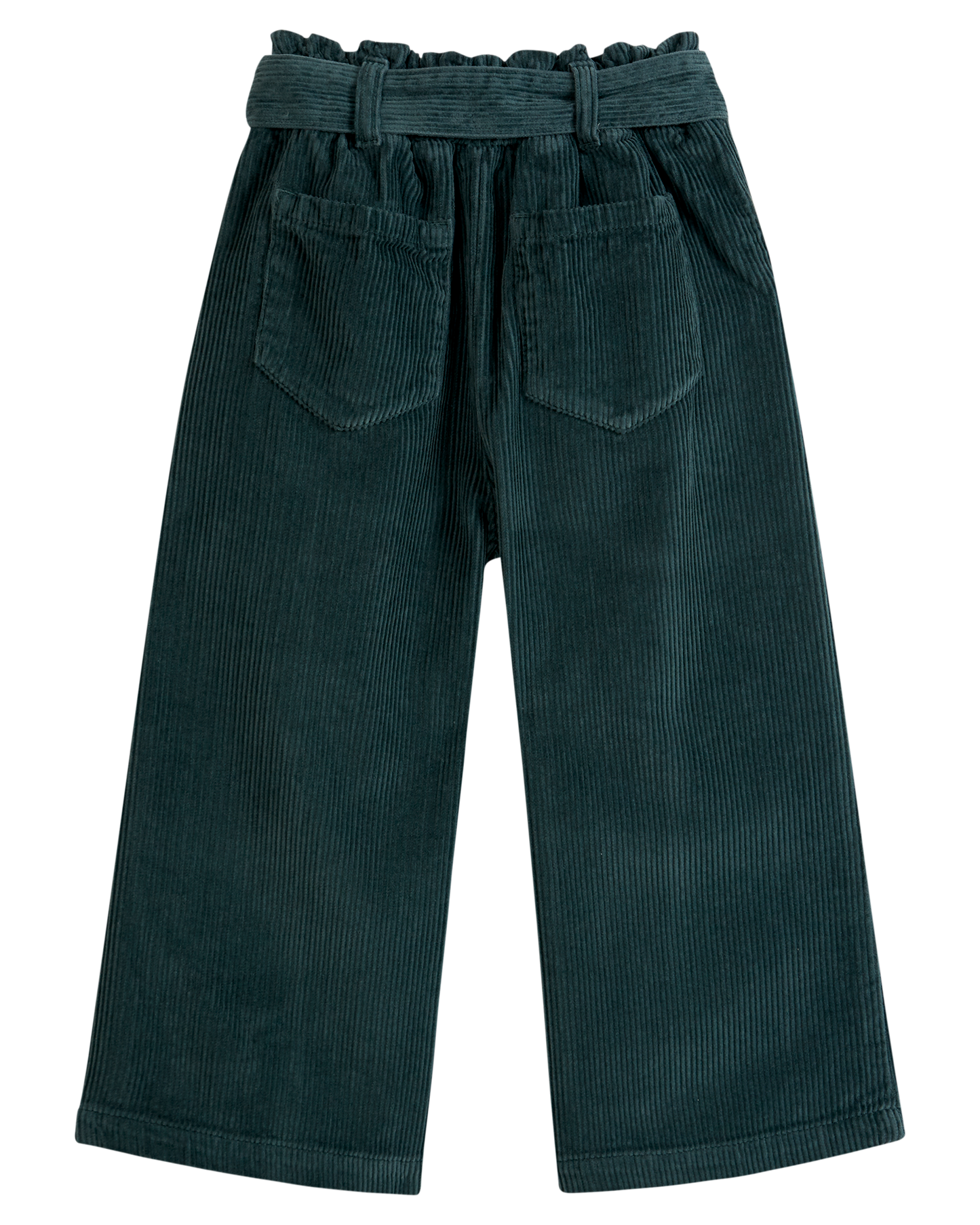 Pantalon cropped velours sapin