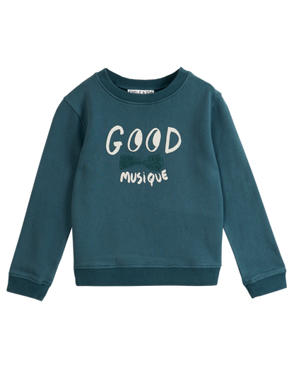 Sweat Good Musique coton bio sapin