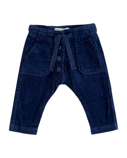 Pantalon velours nuit