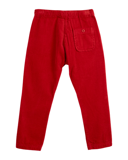 Pantalon velours rouge
