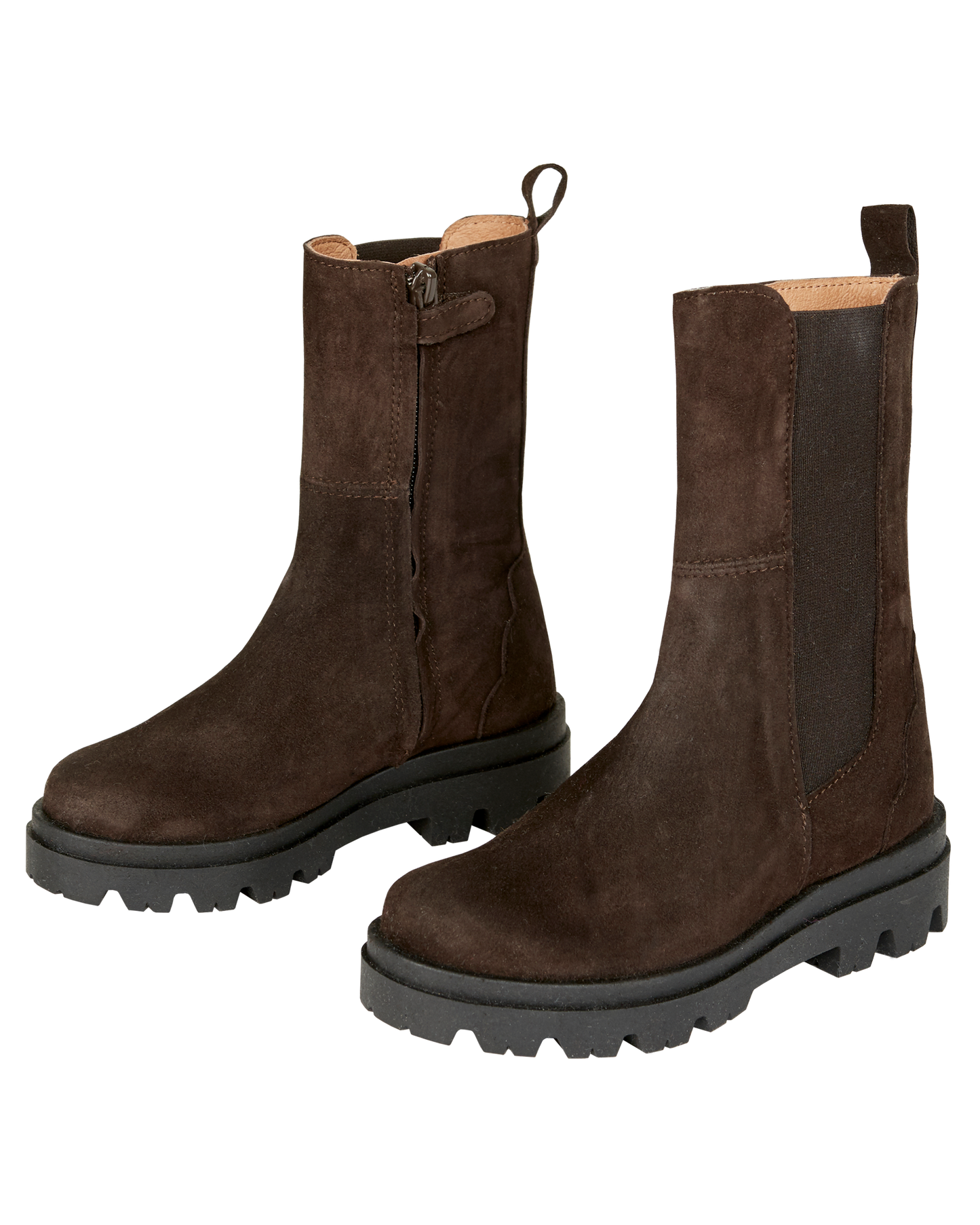 Boots cuir cacao