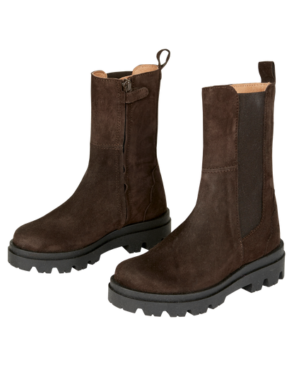 Boots cuir cacao
