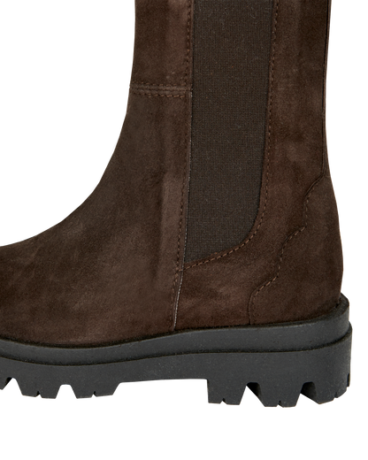 Boots cuir cacao