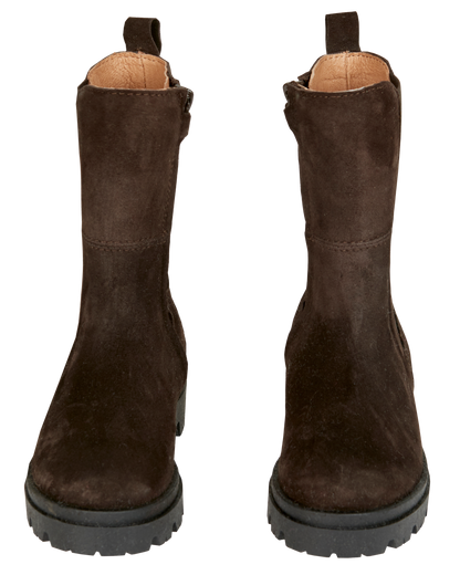 Boots cuir cacao