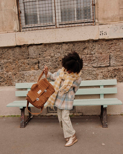 Boots à lacets cuir doré