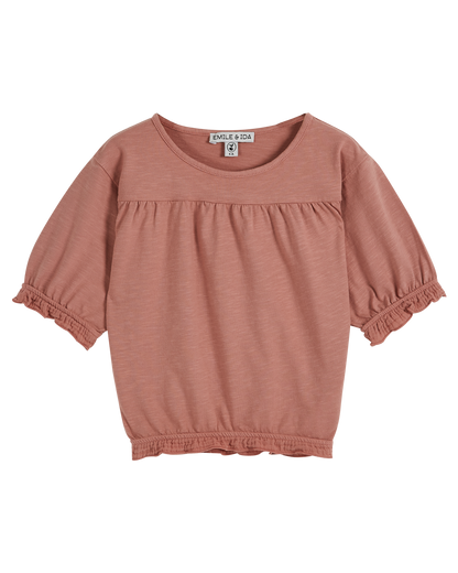 T-shirt coton bio bois