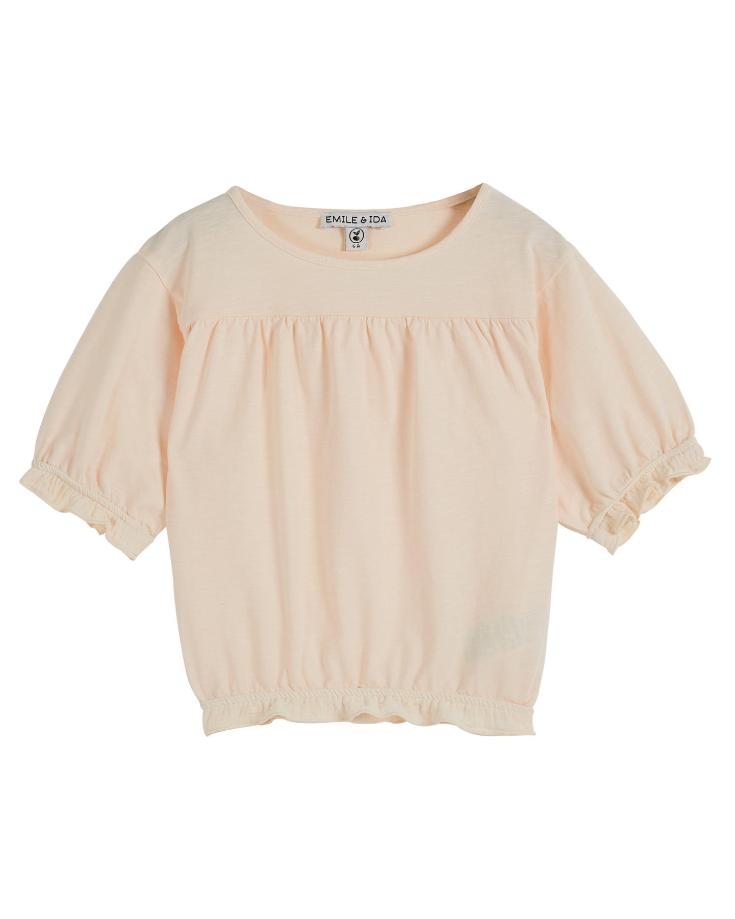 T-shirt coton bio crème