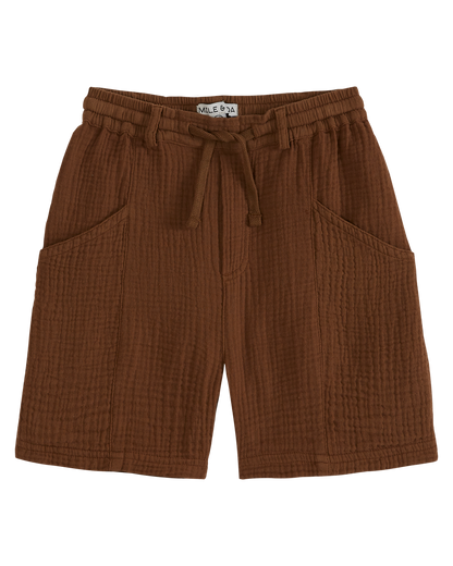 Short gaze de coton cookie