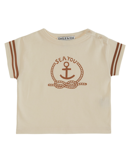 T-shirt coton bio sea you écru