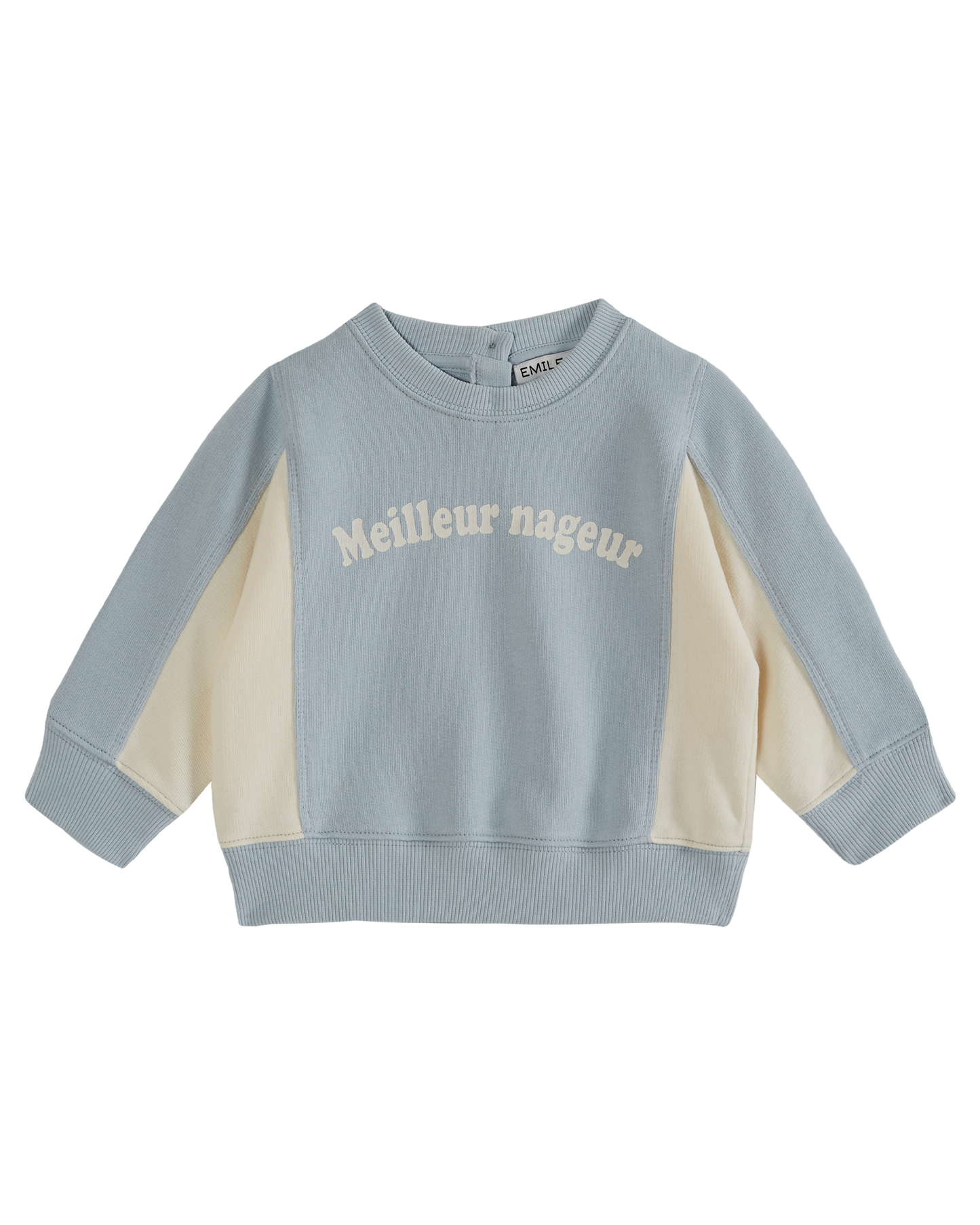 Sweat coton bio meilleur nageur flocon