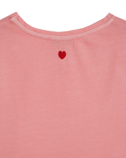 T-shirt coton et teinture bio fille magnolia