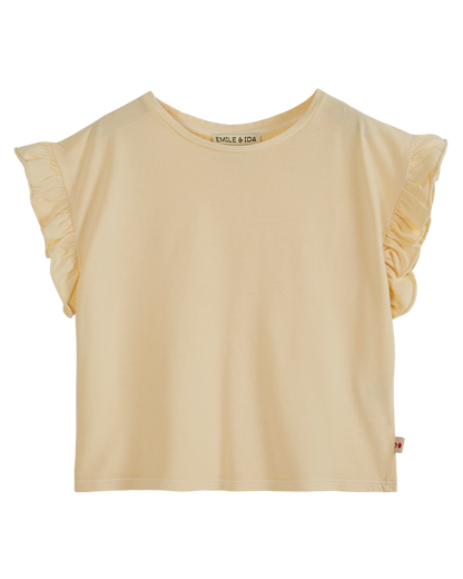 T-shirt coton et teinture bio fille primevere