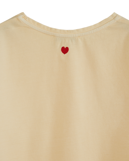 T-shirt coton et teinture bio fille primevere