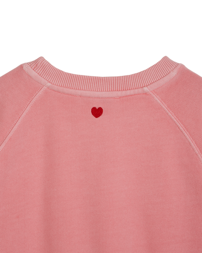 Sweat coton et teinture bio fille magnolia