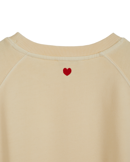 Sweat coton et teinture bio fille primevere