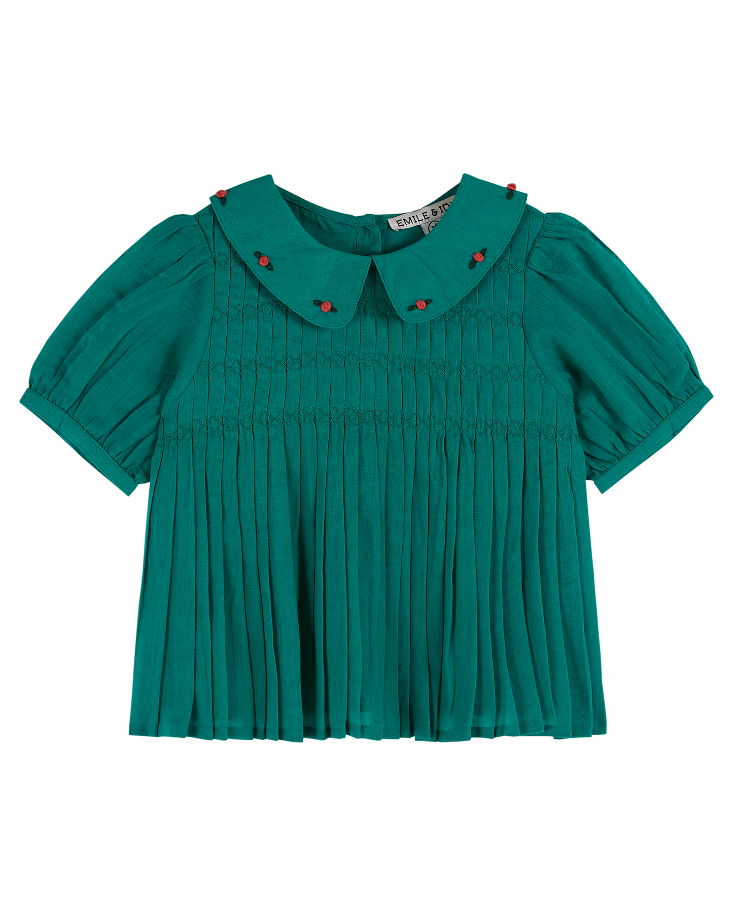 Blouse smockée haricot