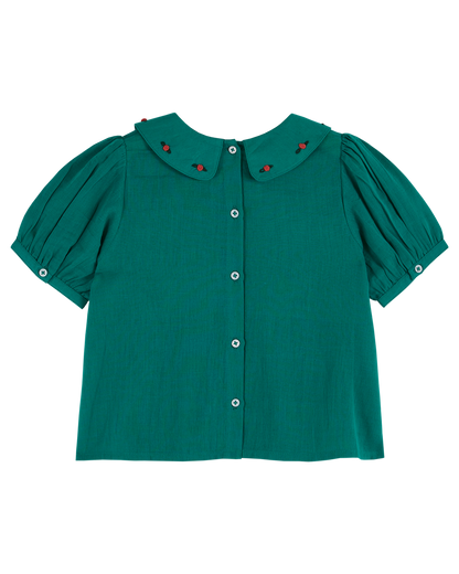 Blouse smockée haricot