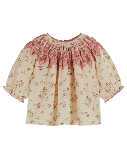 Blouse brodée achillea
