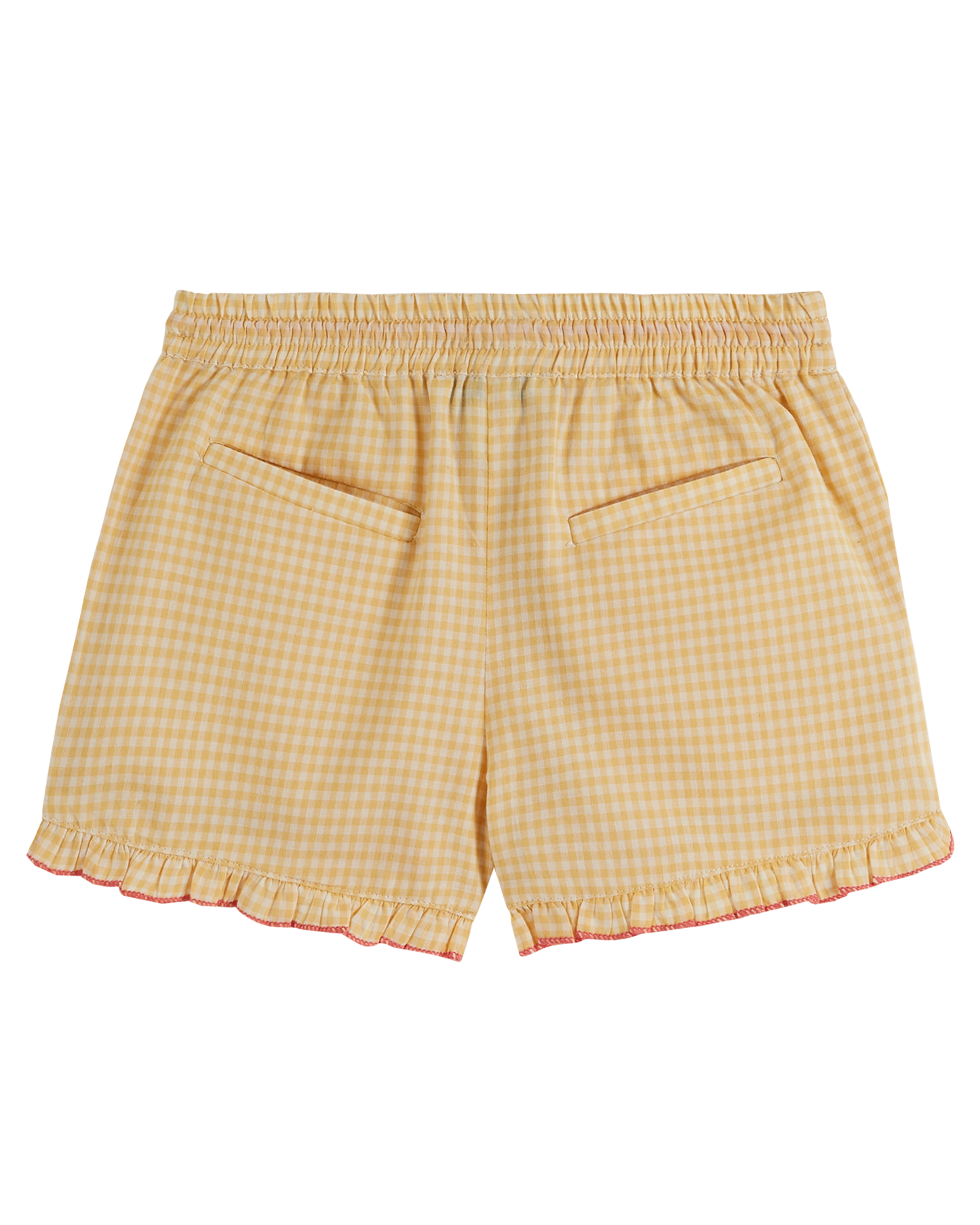 Short vichy jaune