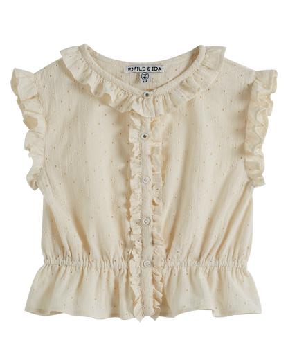 Blouse broderie anglaise chantilly
