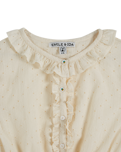 Blouse broderie anglaise chantilly
